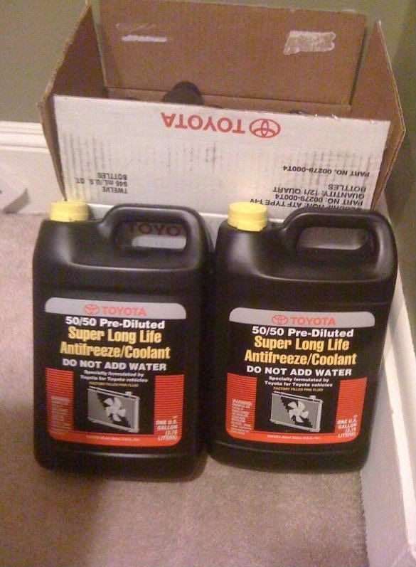 How to replace the coolant for my Toyota Sienna05 (LE)